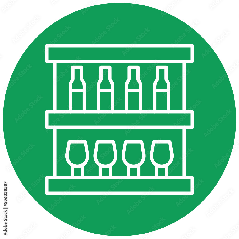 Fototapeta premium Shelf Icon