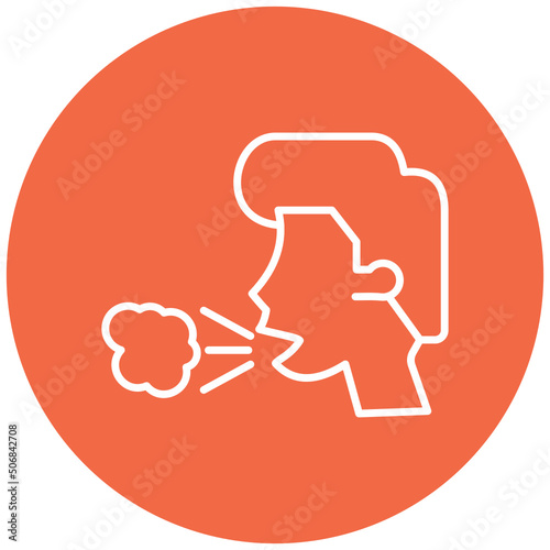 Difficulty Breathing Icon