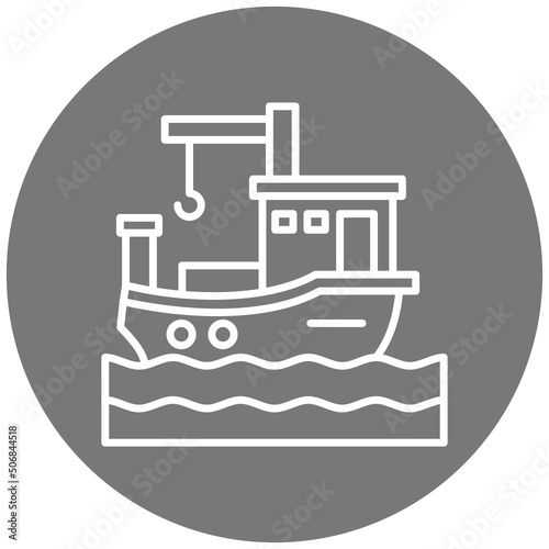 Fishing Boat Icon