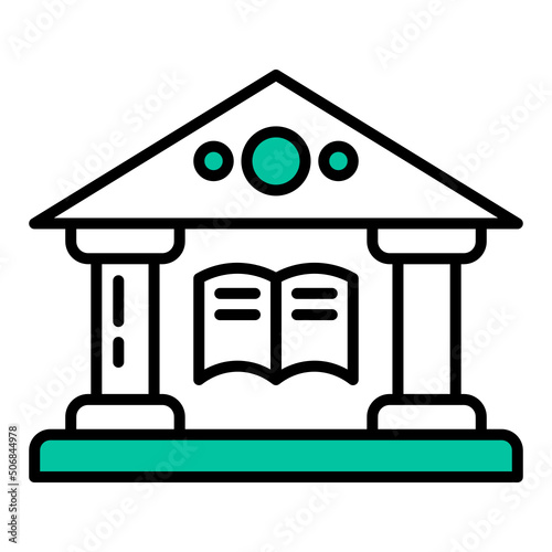 library building icon