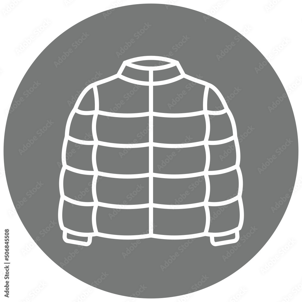 Puffer Jacket Icon Puffer Jacket Icon