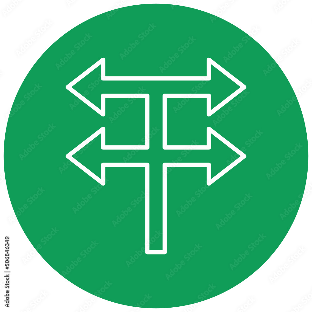 Obraz premium Split Icon