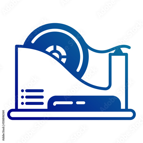 duct tape dispenser icon