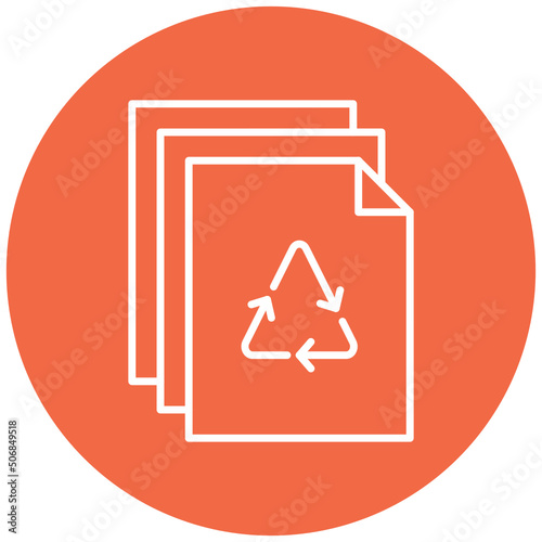 Recycled Paper Icon