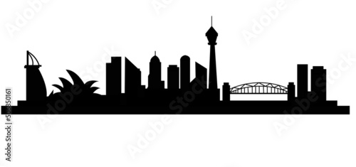 City Skyline of Sydney, Australia