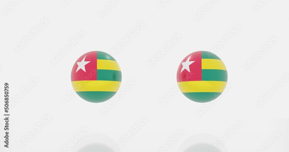 Togo flag icon or symbols Togo flag icon or symbols