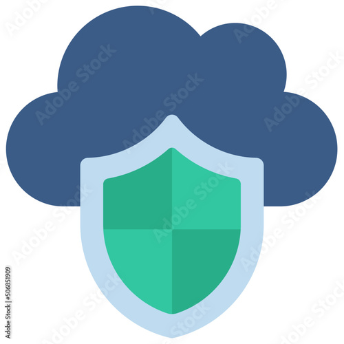 Cloud Protection Icon