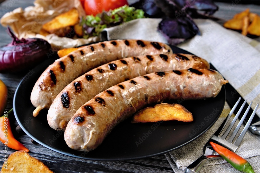 Grilled sausages Grilled sausages