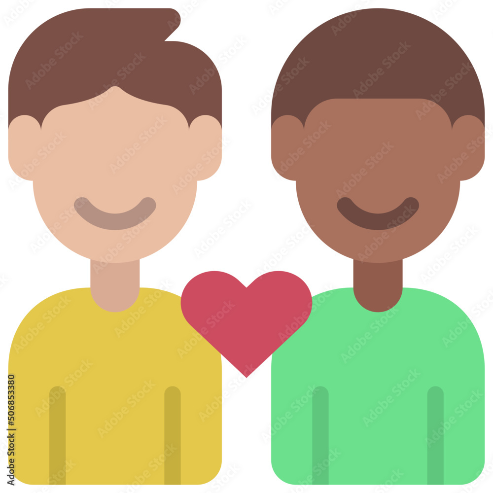 Male Couple Icon Male Couple Icon