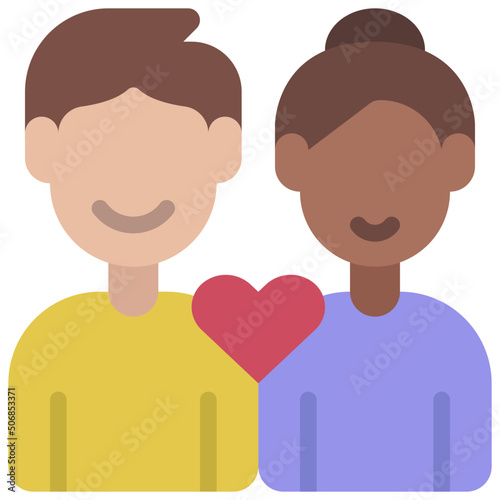 Female Male Couple Icon