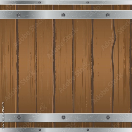 Barrel seamless pattern wood texture background wooden surface illustration festival poster template