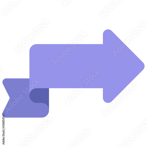 Arrow Ribbon Icon