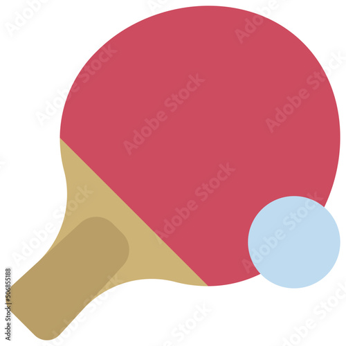 Ping Pong Bat Icon