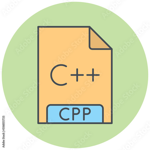 CPP File Format Icon Design photo