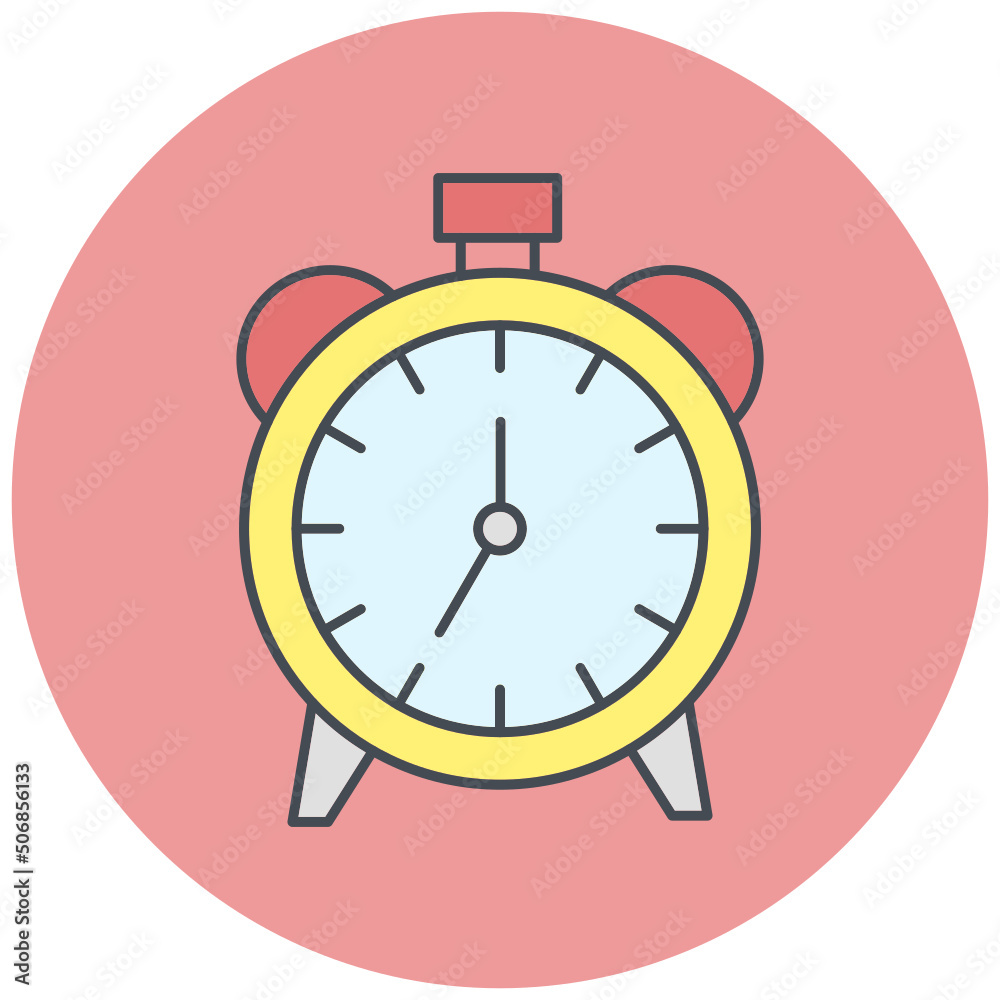 Table Clock Icon Design