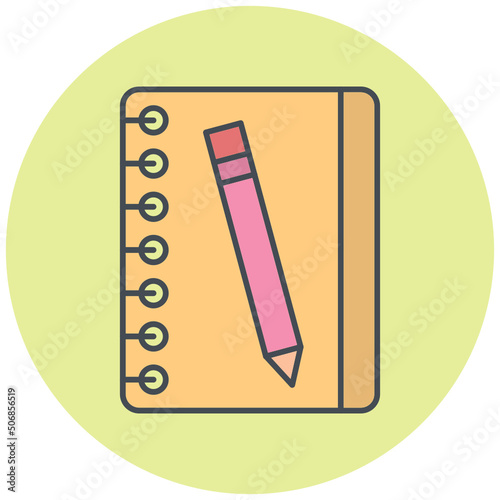 Sketch Book Icon Design