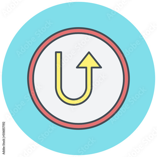 Turn Up Icon Design
