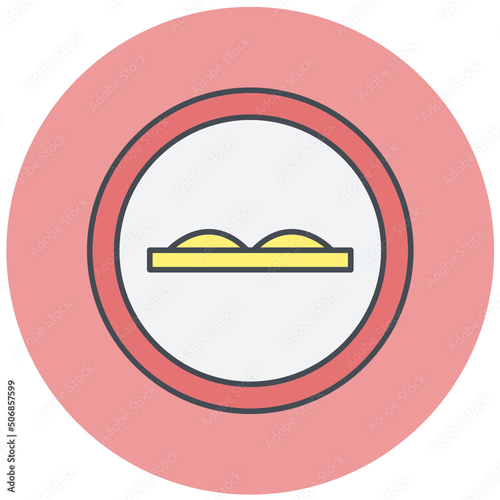 Uneven Sign Icon Design Uneven Sign Icon Design