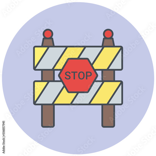 Barrier Icon Design