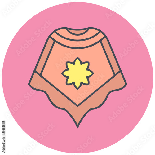 Poncho Icon Design