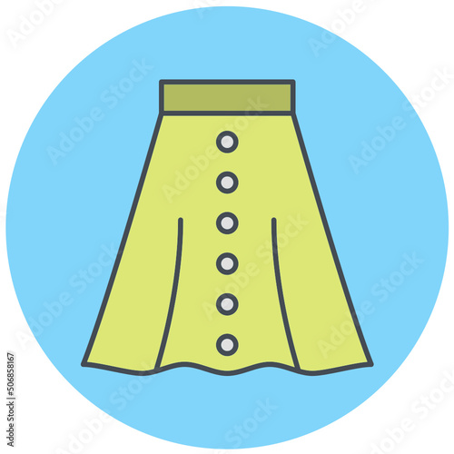 Skirt Icon Design