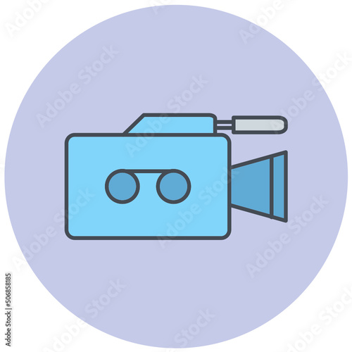 Video Cam Icon Design