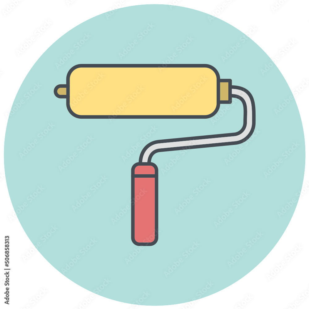 Paint Roller Icon Design Paint Roller Icon Design
