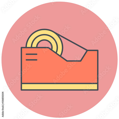 Tape Dispenser Icon Design