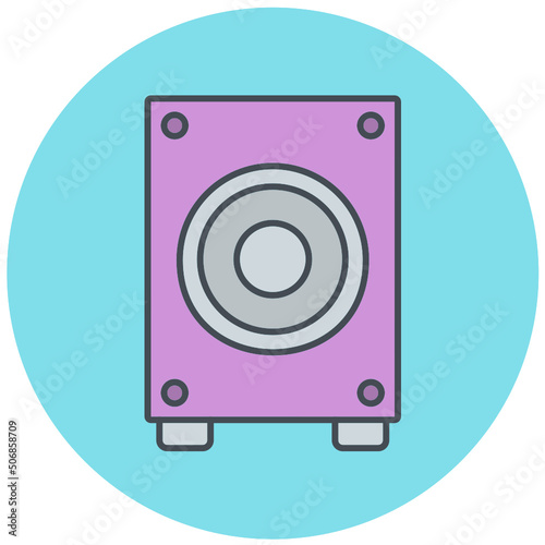 Subwoofer Icon Design