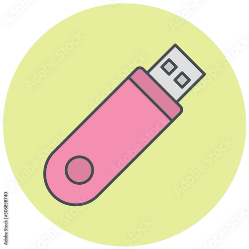 Flash Disk Icon Design