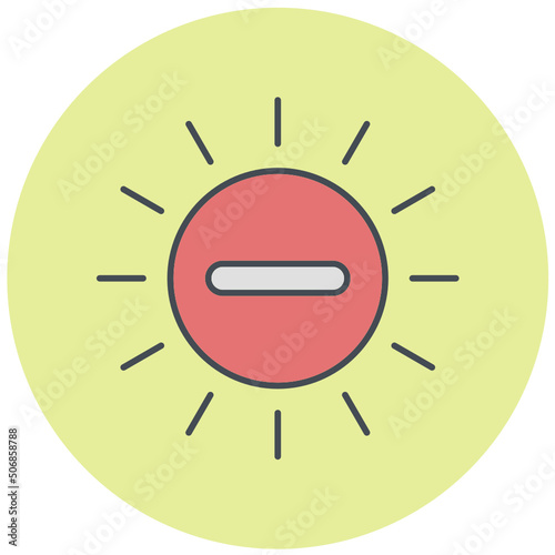 Negative Ion Icon Design