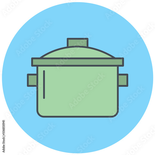 Cooking Pot Icon Design