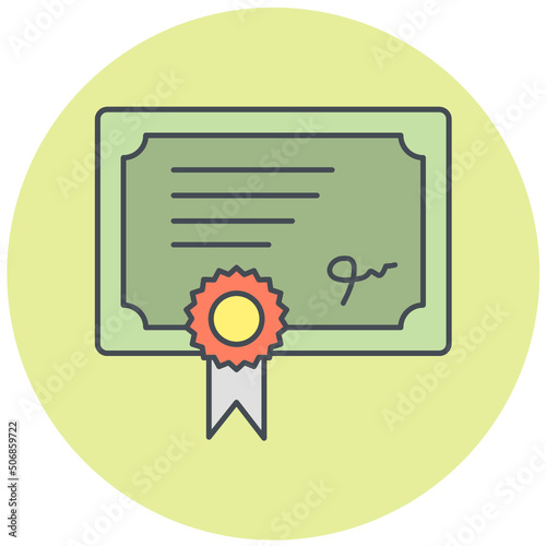 Certificate Icon Design