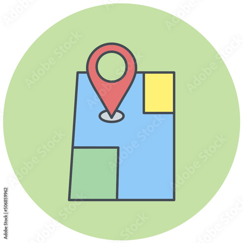 Places Location Icon Design