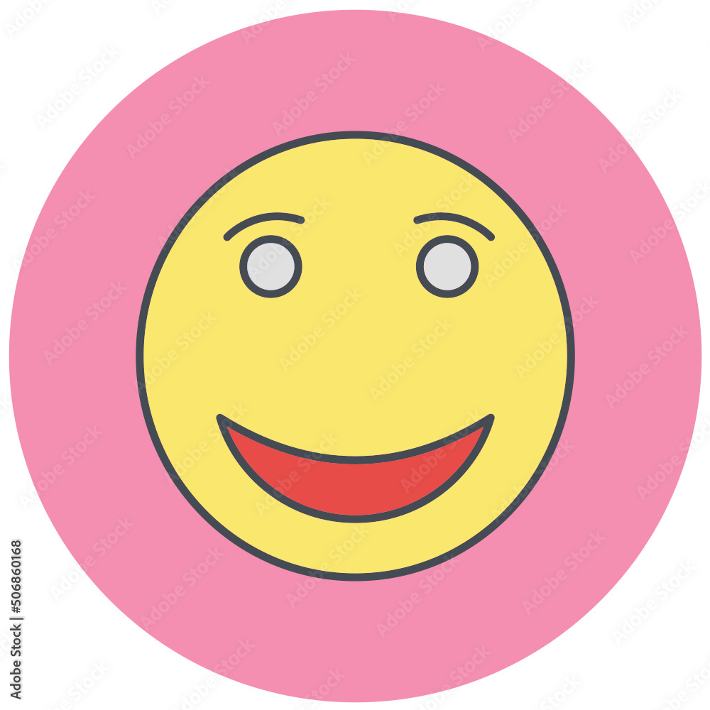 Fototapeta premium Sweat Emoji Icon Design