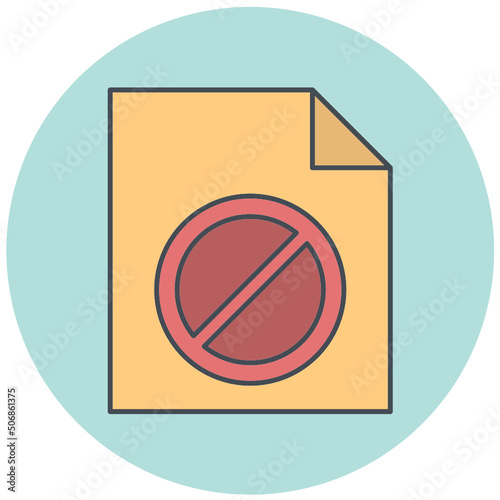 Unauthorized Icon Design