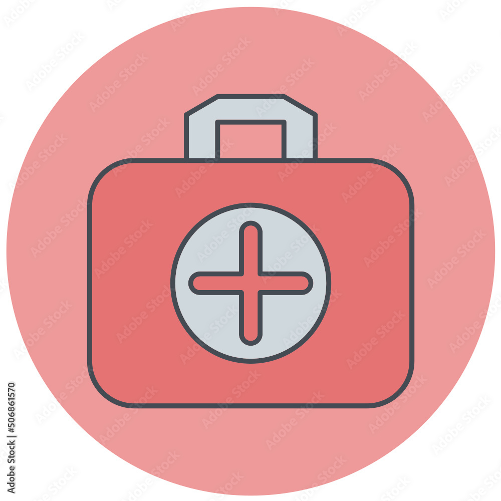 Obraz premium First Aid Kit Icon Design