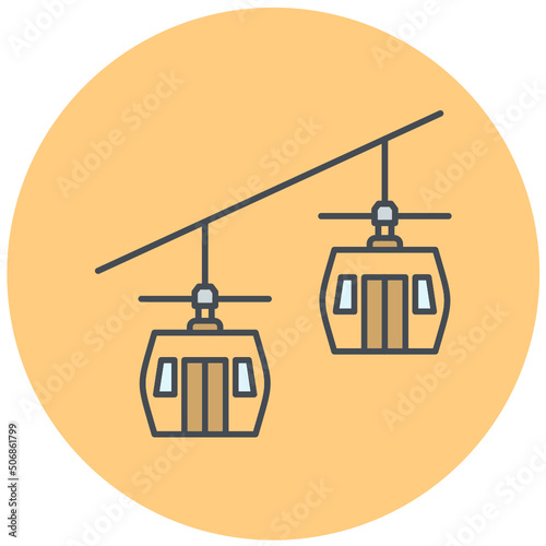 Cableway Icon Design