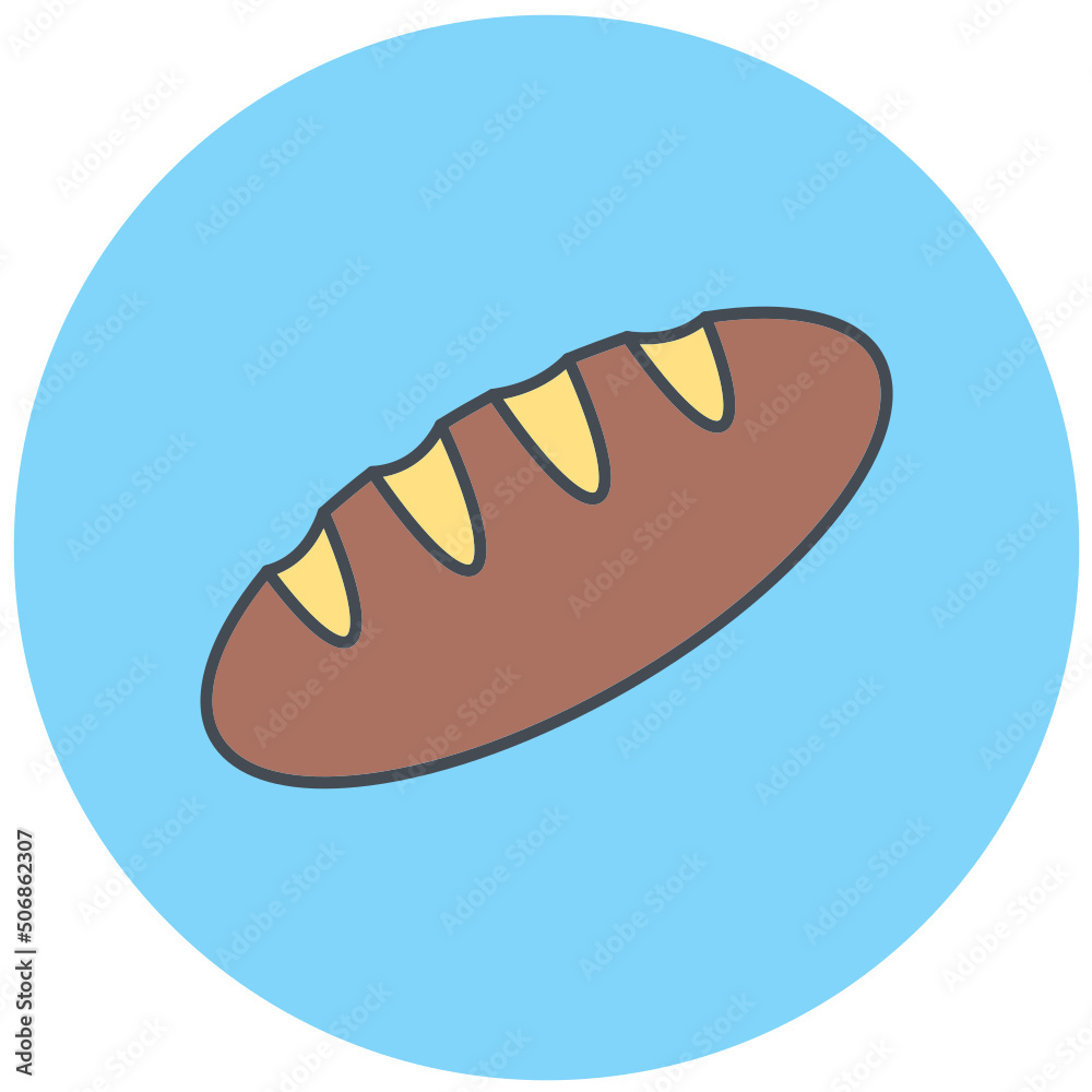 Baguette Icon Design Baguette Icon Design