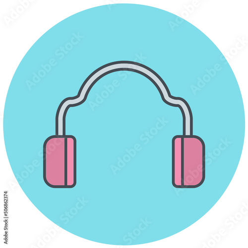 Earmuffs Icon Design
