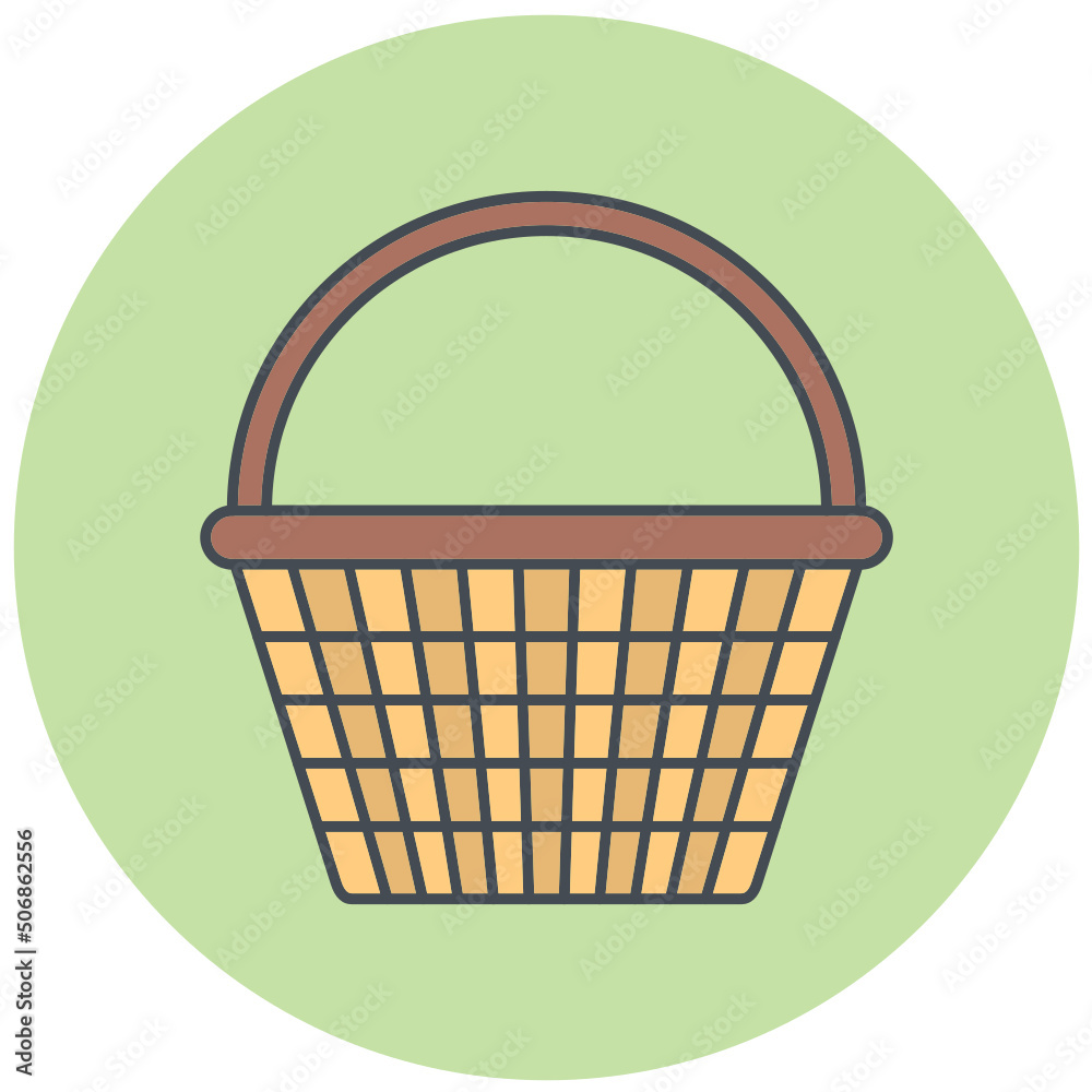 Picnic Basket Icon Design