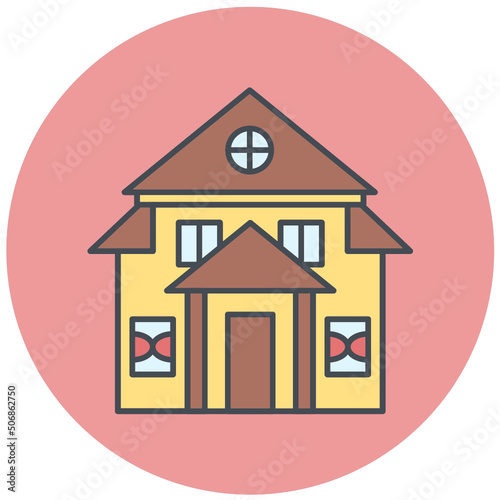 Bungalow Icon Design