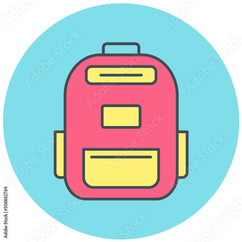 Bagpack Icon Design