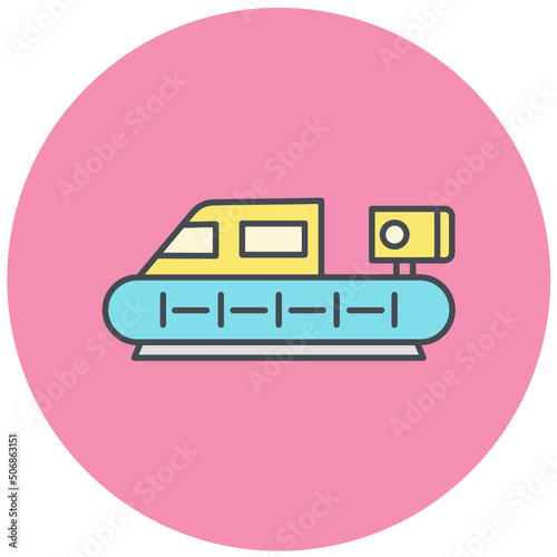Hover Craft Icon Design