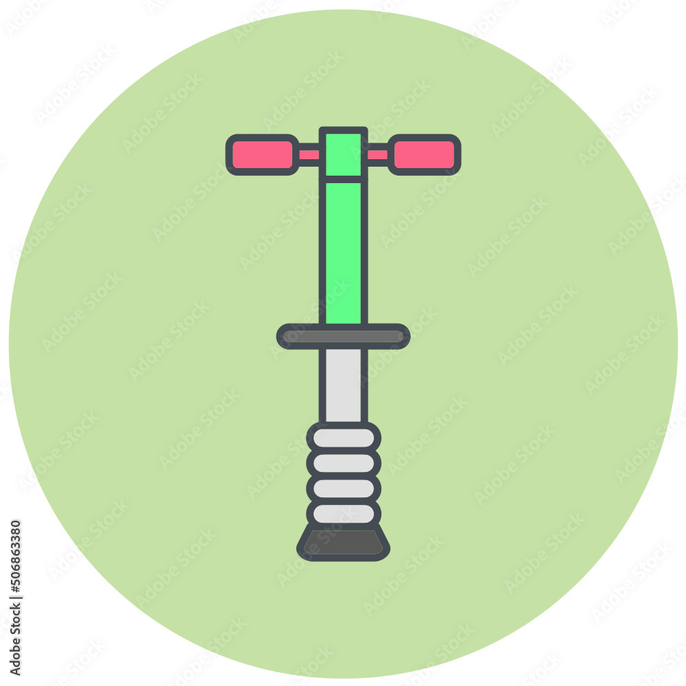 Pogo Stick Icon Design