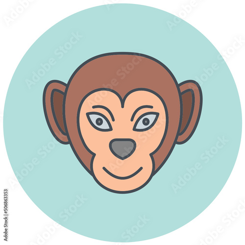 Monkey Icon Design