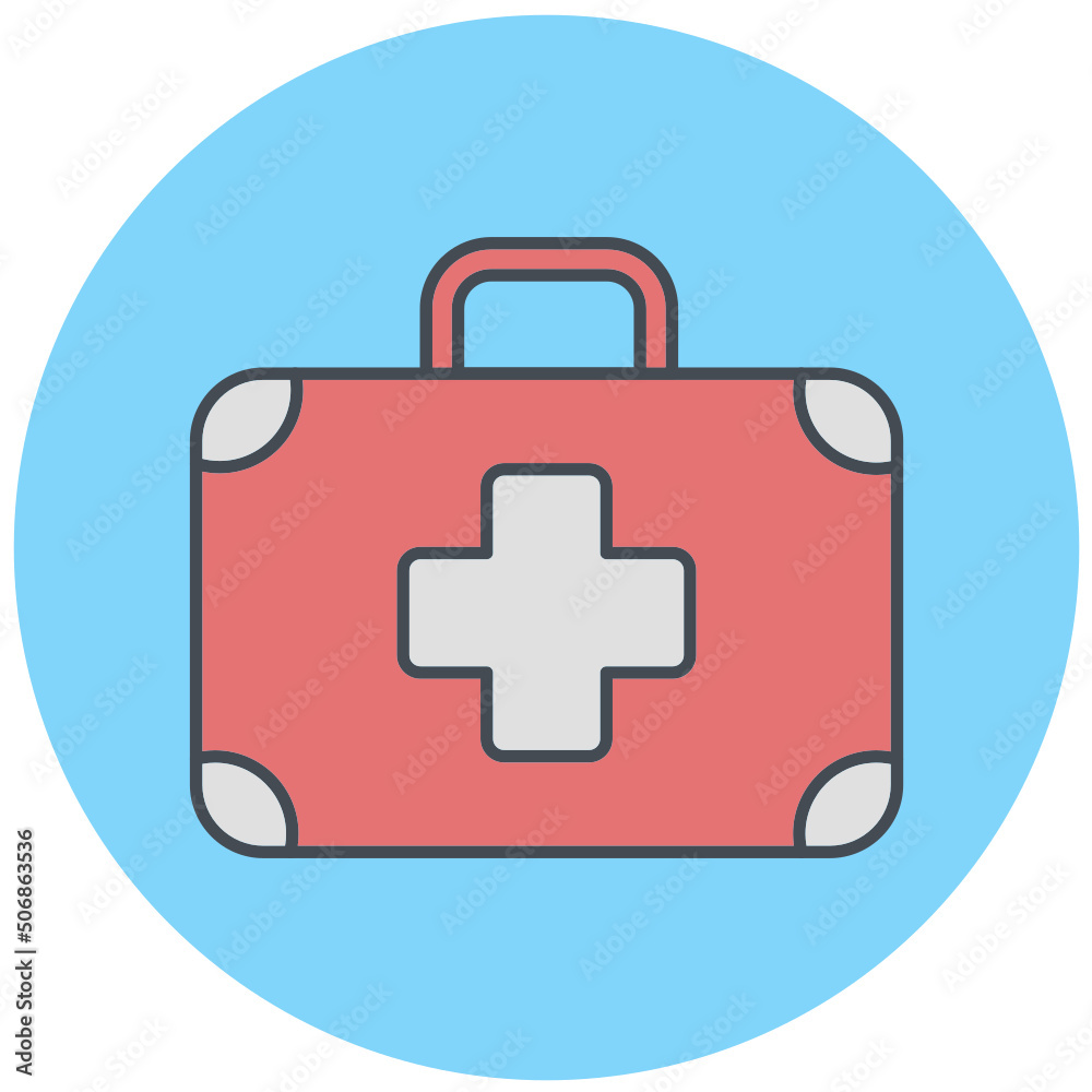 Obraz premium First Aid Kit Icon Design