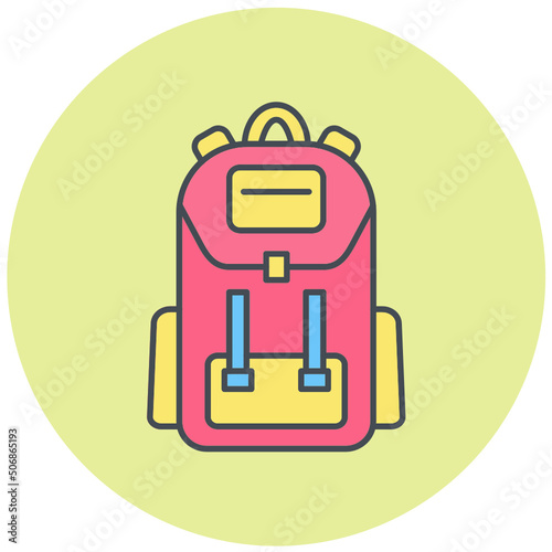 Bagpack Icon Design