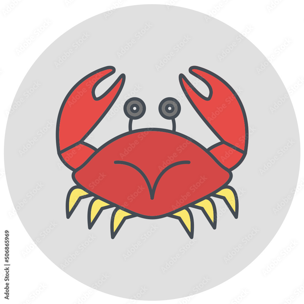 Crustacean Icon Design Crustacean Icon Design