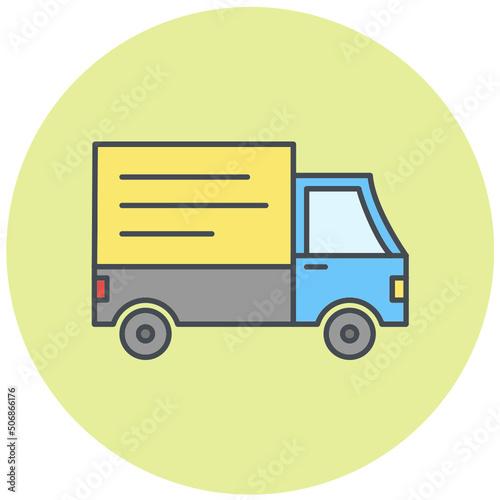 Delivery Truck Icon Design